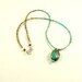 Jewelry Pendant Turquoise Stone Boulder Turquoise Heishi Sterling