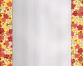 fabric covered photo mat - cherry blossoms