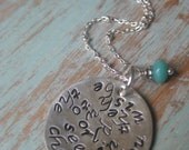 Be the Change You Wish to see In the World - Christmas Gift - Graduation Gift - Gandhi - Sterling Silver Disc  - TakeFlightBoutique