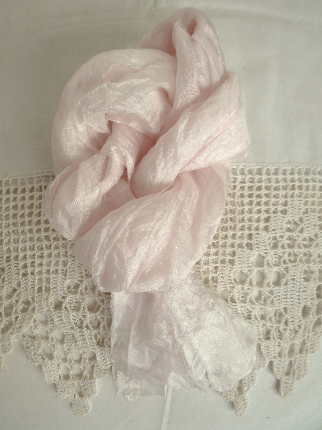 hand dyed habotai silk ribbon