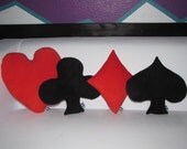 Playing Card Suits Pillows - Set of 4 - Geek Chic Home Decor