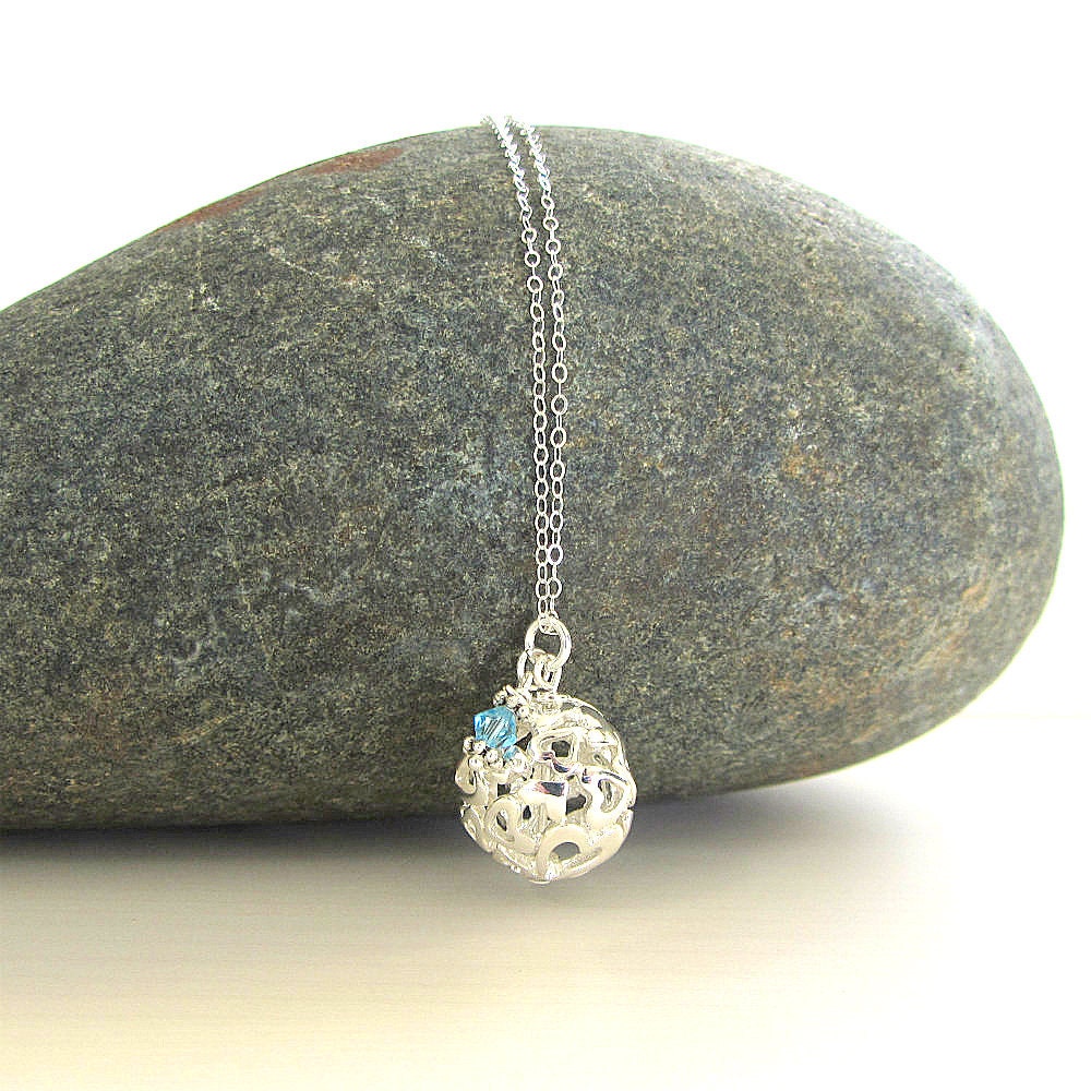 Ball of Hearts Necklace Heart Jewelry Heart Pendant Heart Necklace