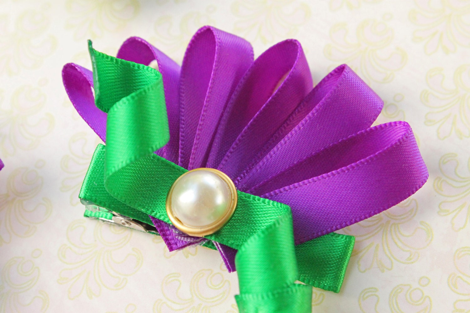 Sea Shell Hair Clip. Womans Hair Clip, Childrens Hair Clip, Hair Accessories, Ariel Mermaid Inspired Clip 1 Clip. Made to Order