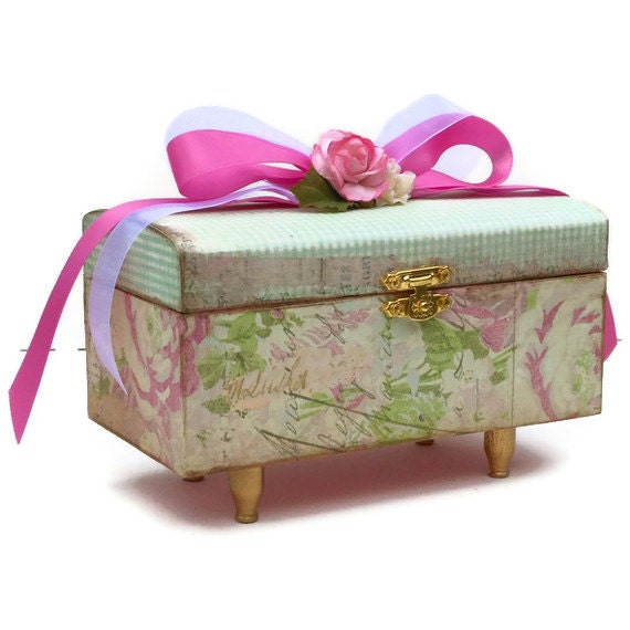 Shabby Chic Jewelry Box Chest