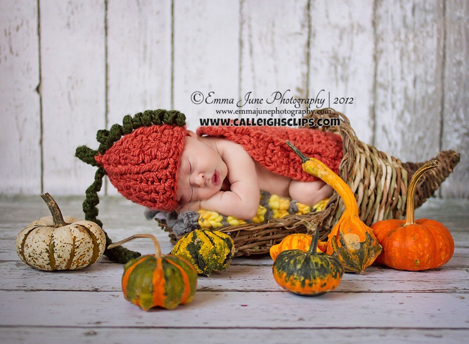 Instant Download Crochet Pattern - Pumpkin Patch- Cuddle Cape Set