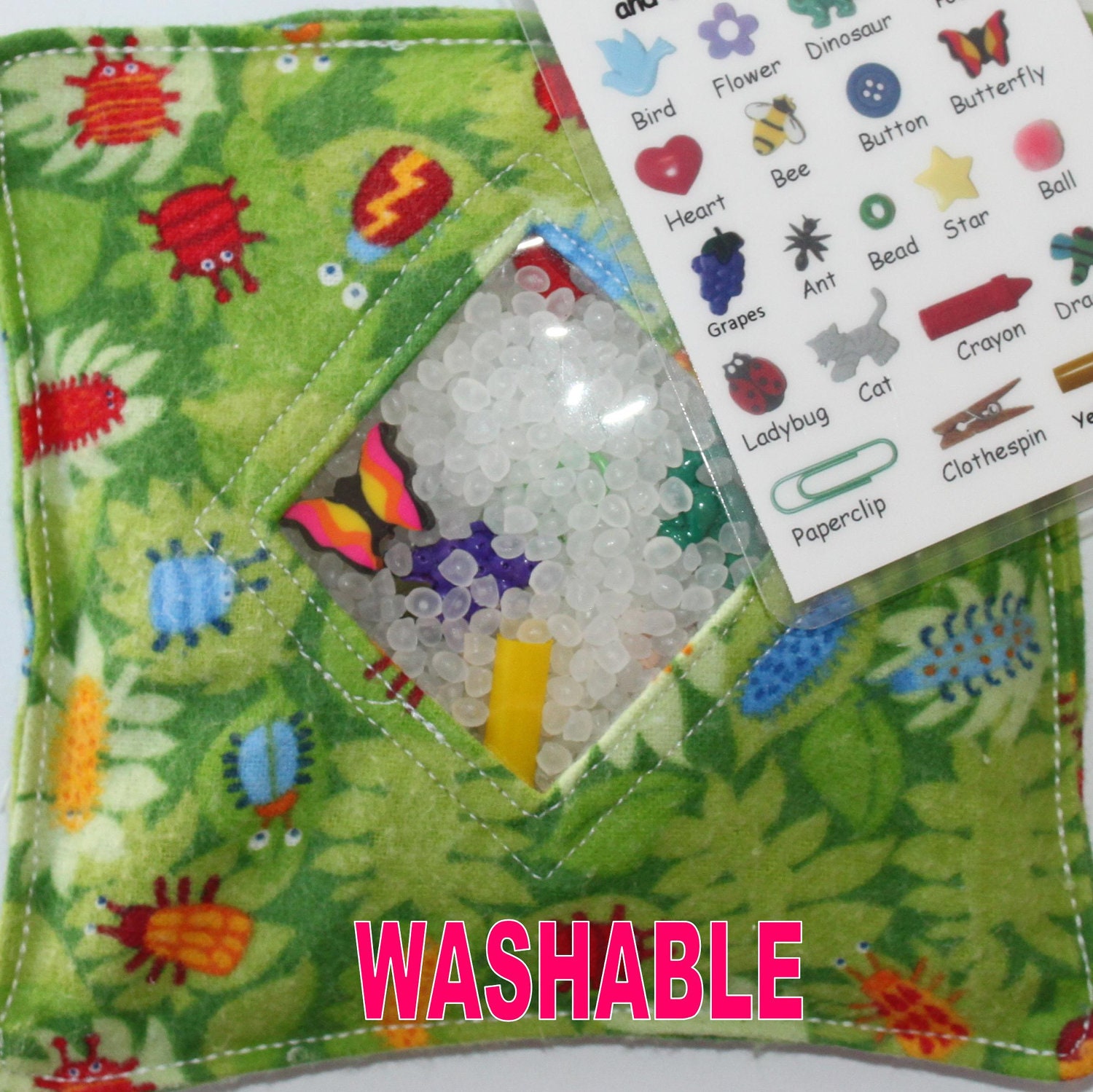 I Spy Bag - INSECTMANIA Treasure Hunt with Picture Card - All sells helps support our sports activities and summer camps.