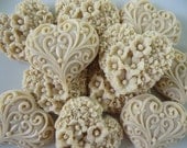 50 Heart Soap - wedding favor, baby shower favor