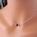 Choker Necklace Real Freshwater Pearl Dark Burgundy Mulberry Autumn Fall Sterling Silver Jewelry Complimentary Shipping