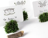 12 Mini / Place Cards - Whimsical Pairs