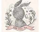 Hello there, love - Print