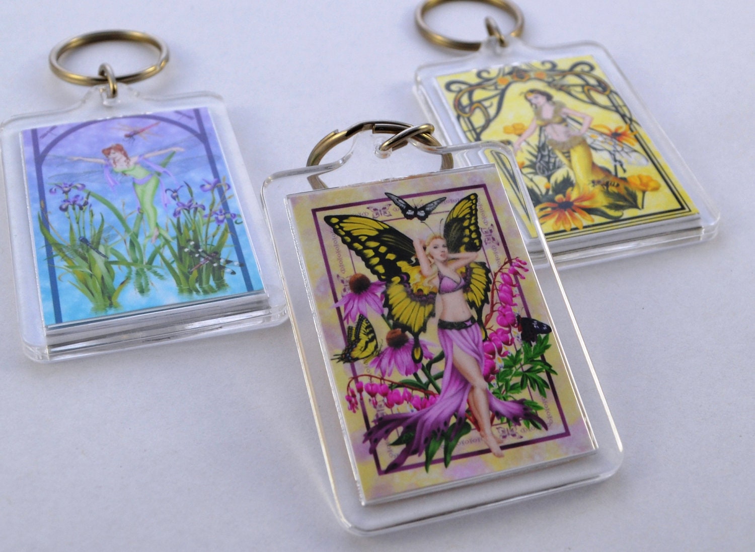 Butterfly Fairy Acrylic Key Chain - The Beauty