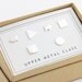 Control Earrings 6 Piece Set in Silver