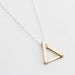 3 Points Tria Necklace - Bronze