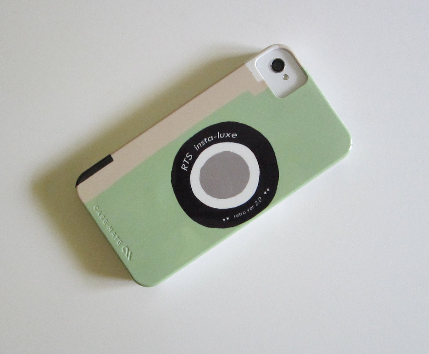 Retro iPhone 5 Case Camera Green Vintage IPhone 4/4s case Modern Mint redtilestudio