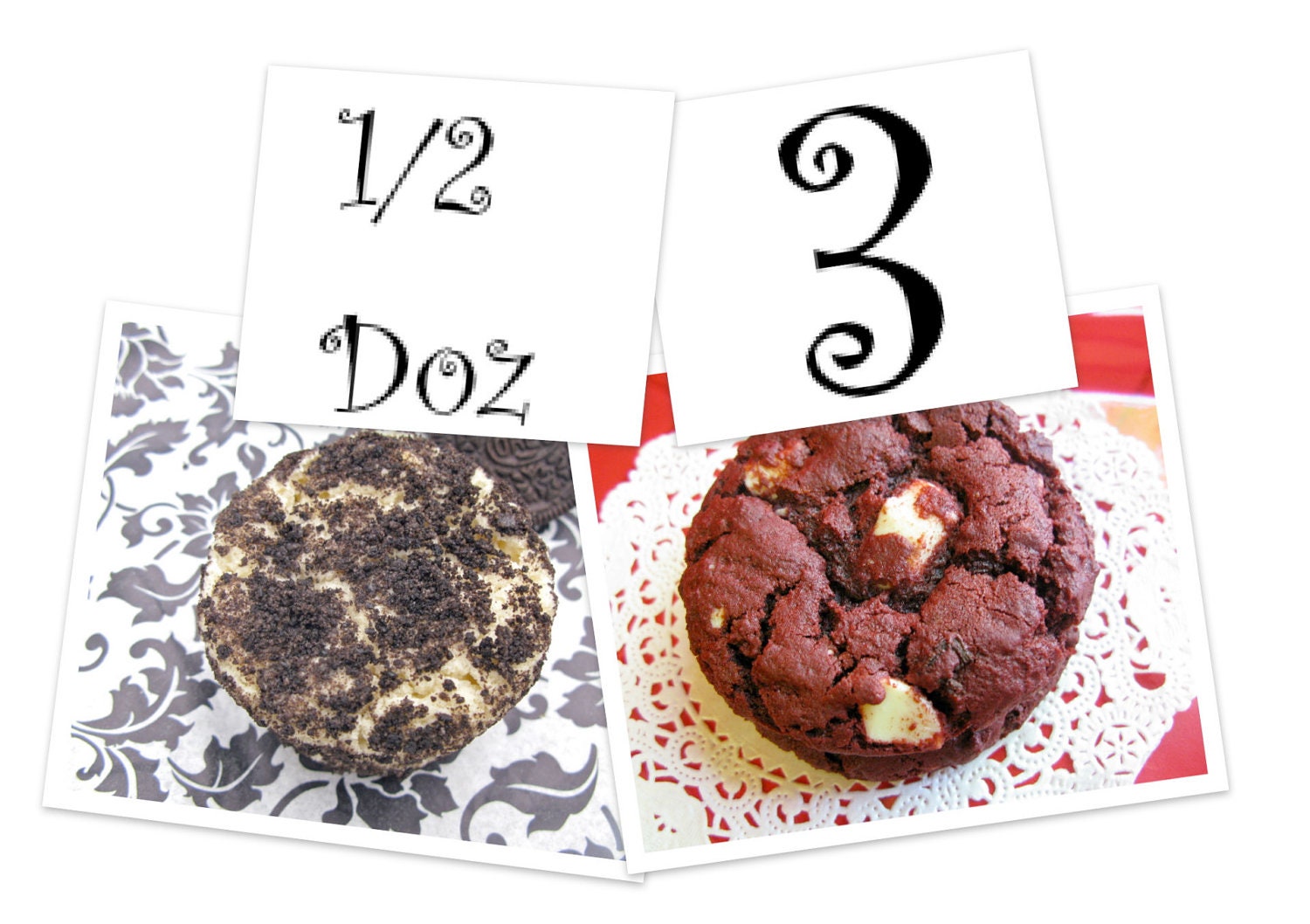 Crumble's  Cookie Of The Month Club, 3 month 1/2 dozen