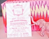 DIY Printable Invitation - Cirque du Bebe Elephant Baby Shower