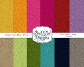 Digital Paper Pack - Personal and Commercial Use - Glitter Paper Set 1 (423) Il_170x135