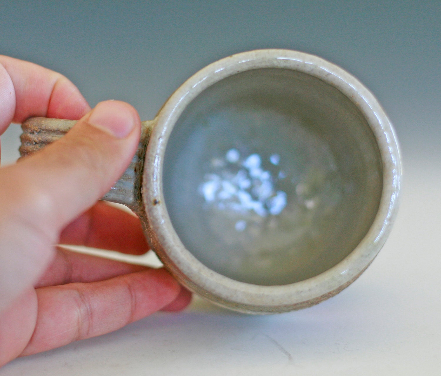 Wood-Fired Coffee Mug, handmade ceramic cup, coffee cup