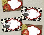 Barnyard Buffet Table Labels - INSTANT DOWNLOAD Il_170x135