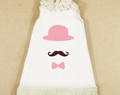 Vintage dress Mustache  Design B