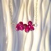 MOTHERS DAY Raspberry Quartz Bubble Briolette Necklace, 14k Gold Filled, Pink Red Ruby Accents, Magenta Fuschia SPRING Fashion Accessory