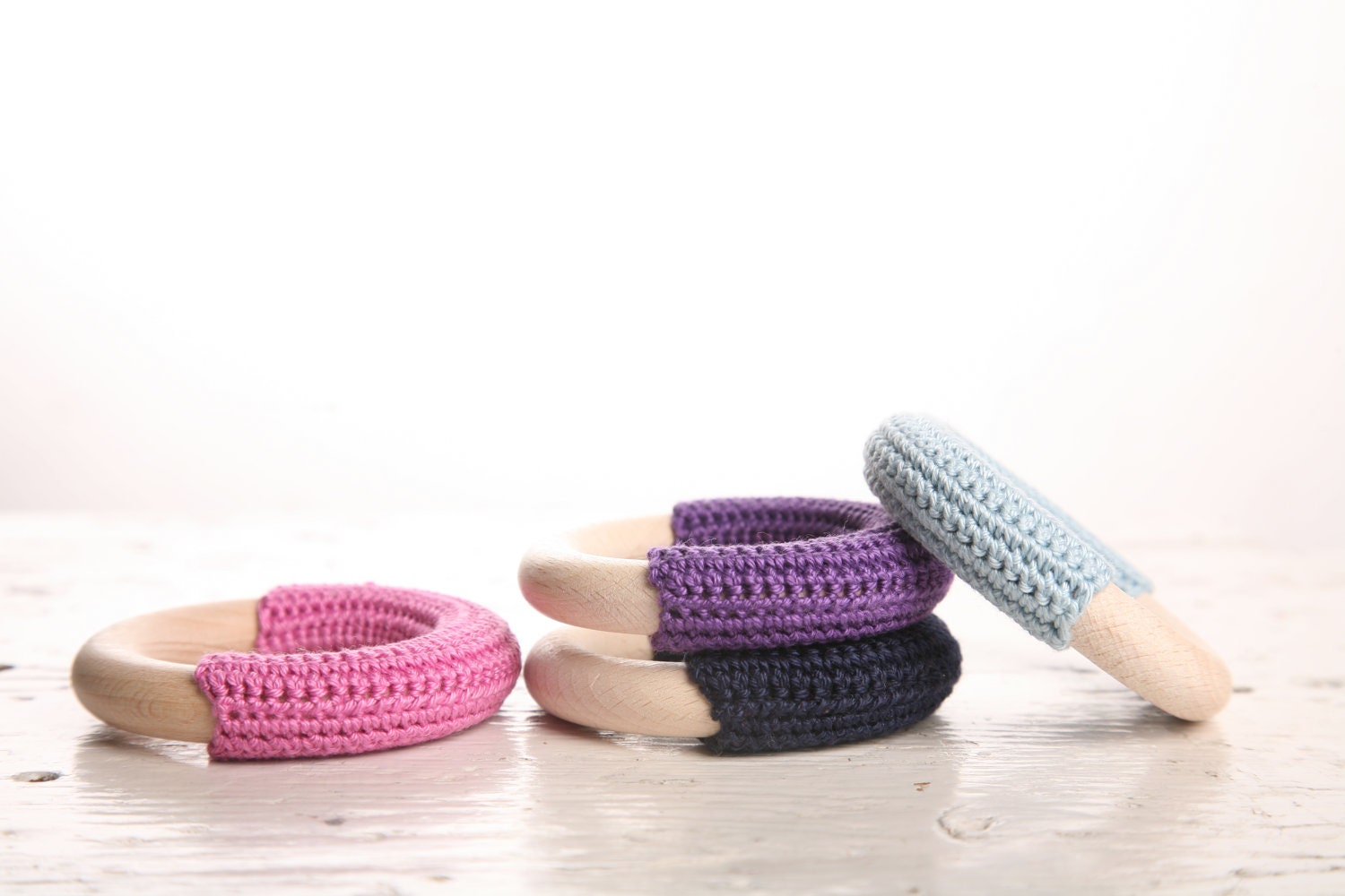 Sky blue teething ring / First Toy