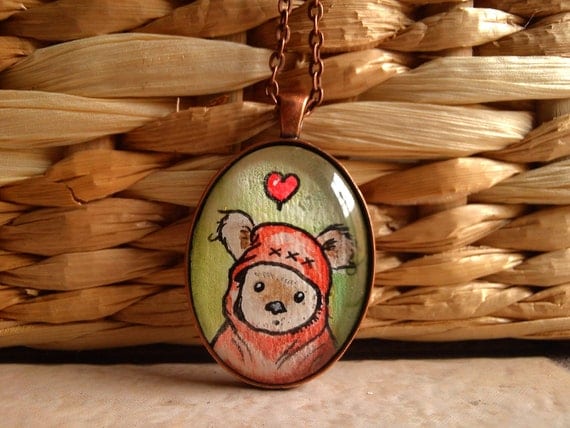 ewok necklace etsy