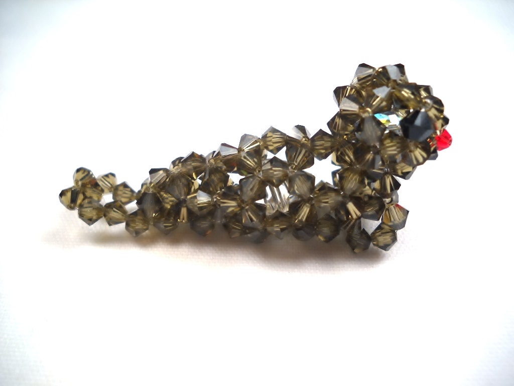 Beaded Seal Figure / Charm / Key Chain