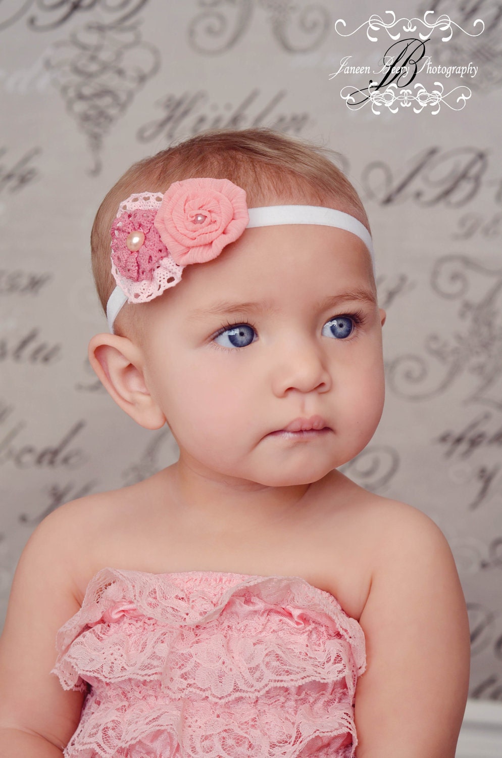 Baby Headbands - Toddler Headbands - Flower Headband
