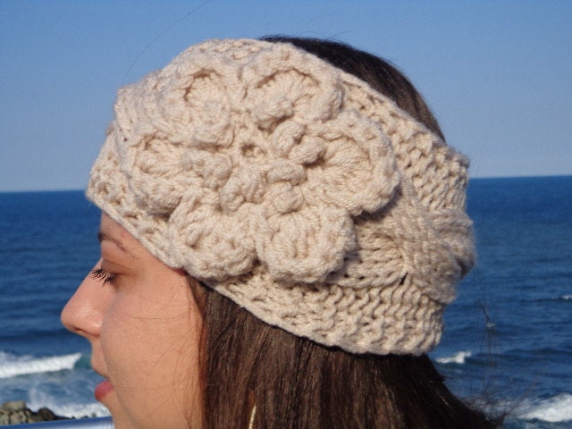 Crochet headband, headwrap, ear warmer, Women Headband, Women Head Wrap, Winter Headband Knit Headband