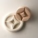 Clay Stamp Curved Diamond Circle Deep Pattern or Texture Tool for Ceramics Pottery Polyclay