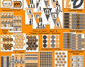 Halloween Party Printable - Chevron - Quatrefoil - Modern Halloween - Huge Party Set by Amanda's Parties TO GO - 60% OFF Il_170x135
