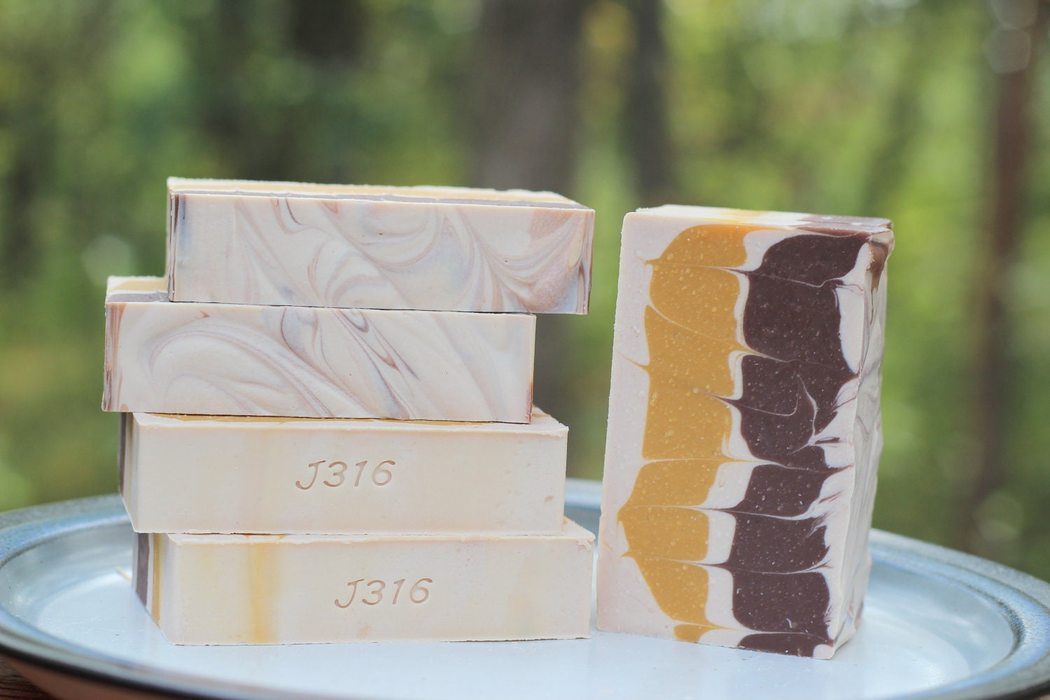 Gingersnap Swirl - Homemade Bar Soap - Handmade Soap Cold Process