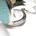 Turquoise Bubble Pocket Watch (Necklace)