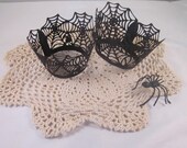 Spiderweb Cupcake Wrappers for Halloween