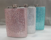 8 oz "Rhinestone" flask