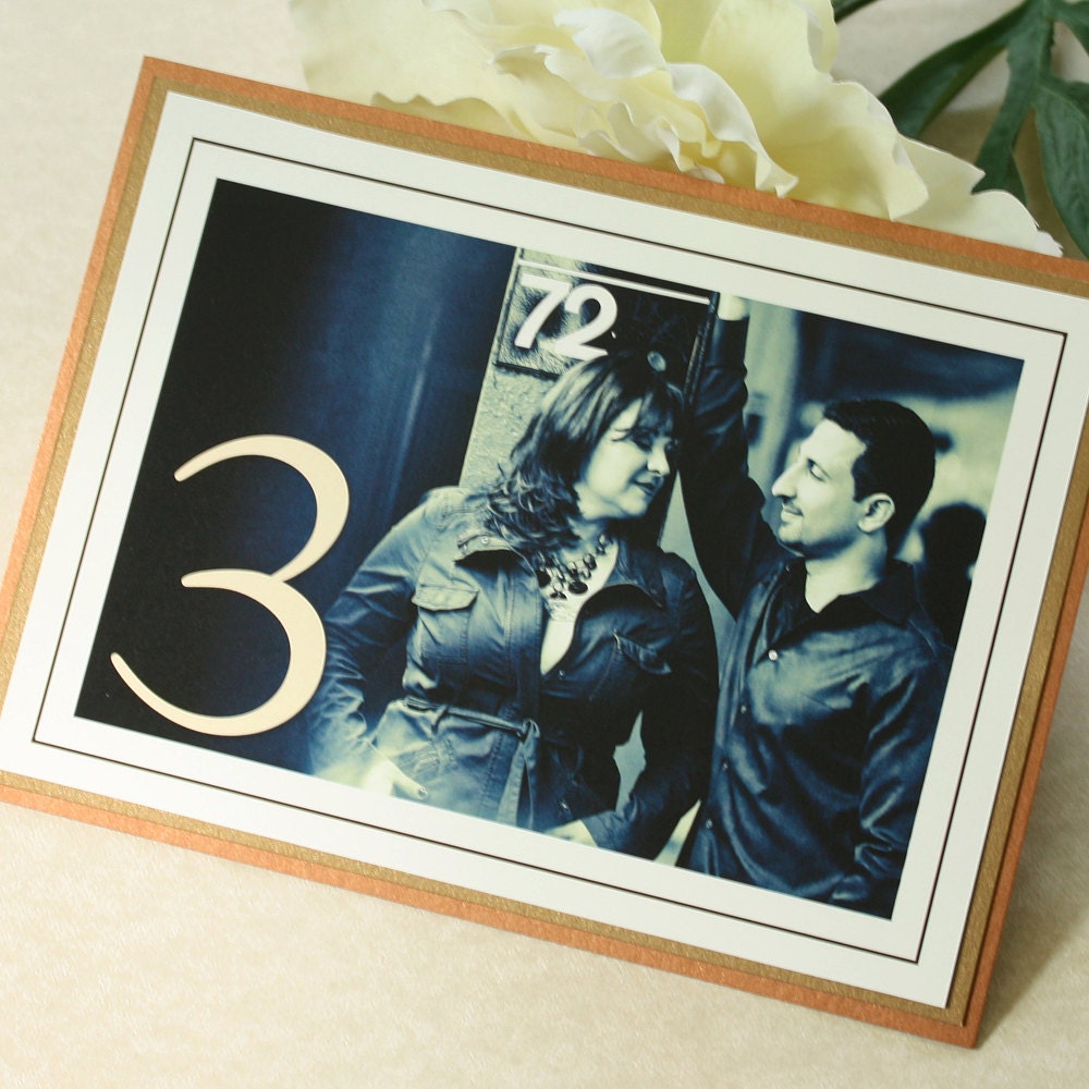 Engagement Photo Table Numbers, Deposit