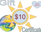 Gift Certificate Ten Dollars