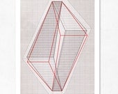 Box. Geometric large print 11.70 x 16.50 (A3). (Special spring offer: Get a geometric poster for free)