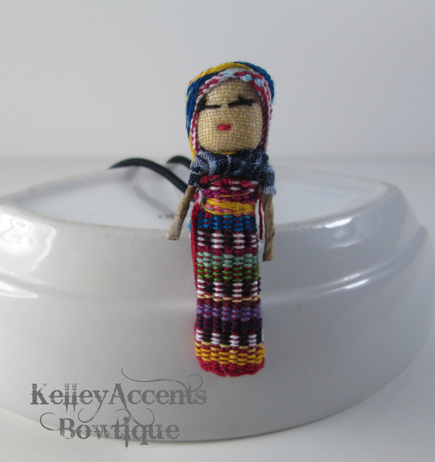 Latin American Doll Ponytail Holder - Hair Tie