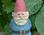 Wilfred Vintage Good Luck Gnome (Blue) 7-1/2" Tall