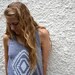 Tank Top - Light Gray with White Diamond
