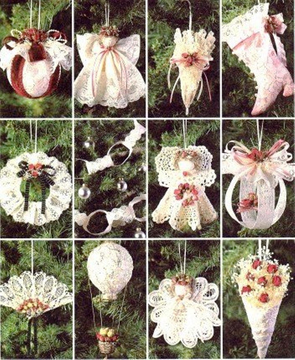 McCalls 6726  Christmas Ornament Wreath Angel Pattern