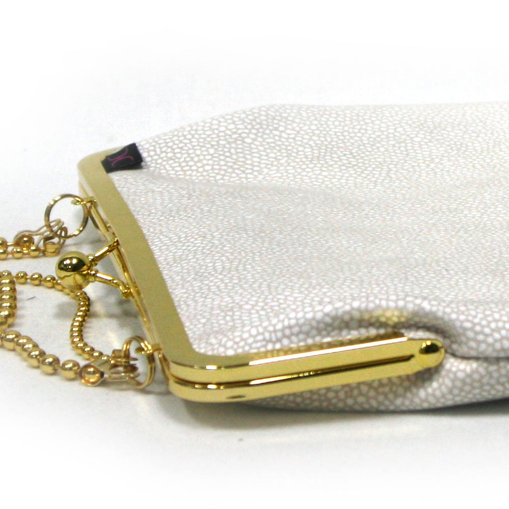 SALE 35% off- 13'' laptop bag White Gold - Duchess Case collection