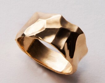 Butter No.2 - 14K Gold Wedding Band, 14K Gold Ring, unisex ring, wedding ring, wedding band, mens band
