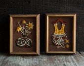 Vintage Wooden Kilim Frame Collection-Native American - Southwestern