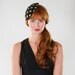 Holiday Party Winter Fascinator Large Teardop Headand