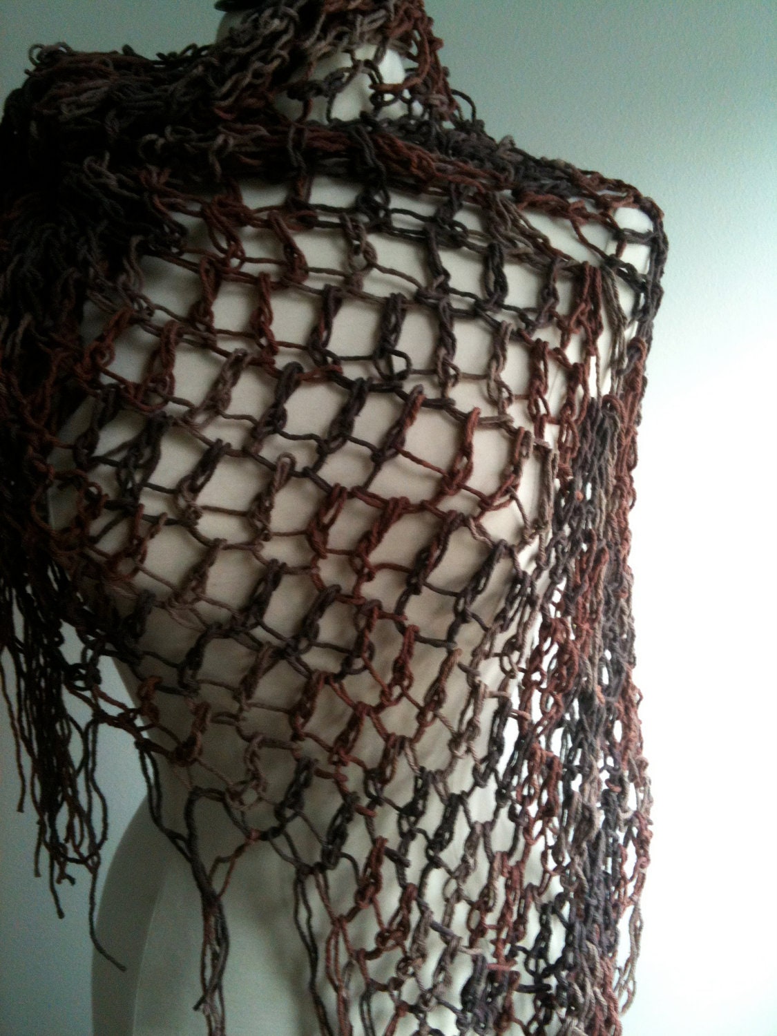henna scarf in molasses