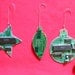 NES Nintendo Circuit Board Christmas Tree Ornaments 3 Piece Set