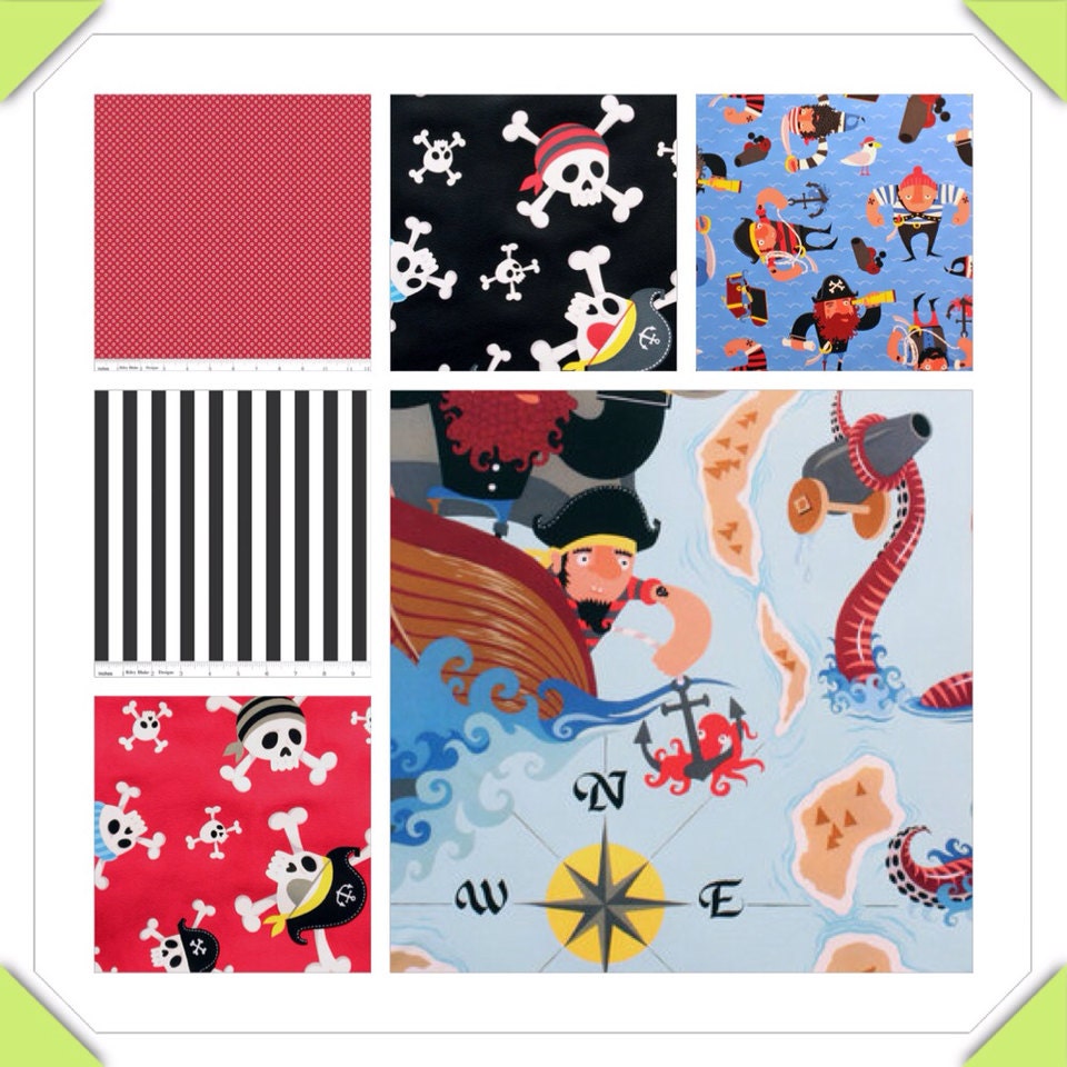 Toddler Bedding - 2 piece Set -Pirates